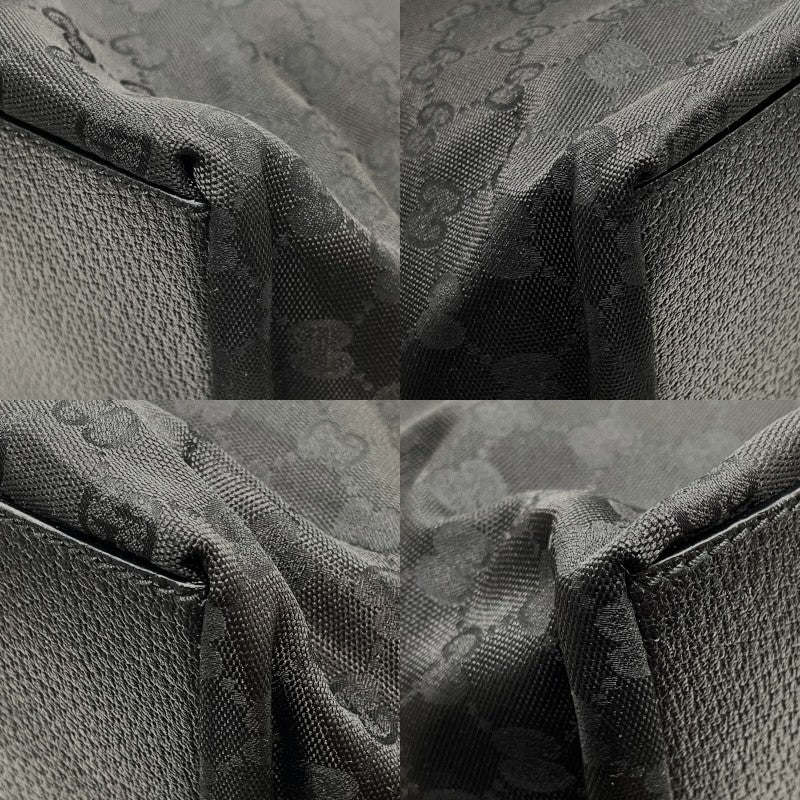 グッチ GUCCI GGナイロンハンドバッグ 131231 ブラック GGナイロン ユニセックス ハンドバッグ