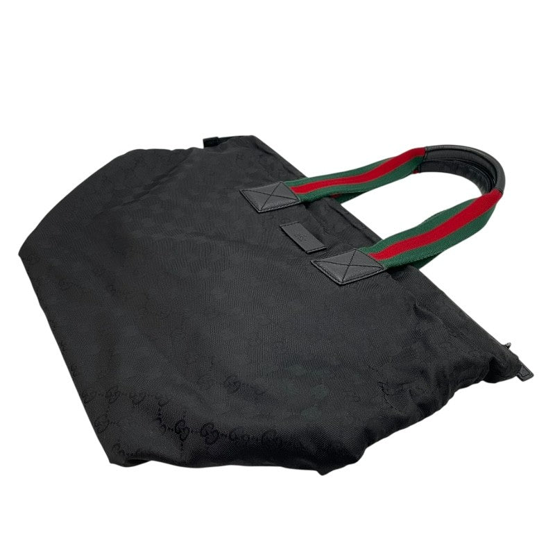 グッチ GUCCI GGナイロンハンドバッグ 131231 ブラック GGナイロン ユニセックス ハンドバッグ