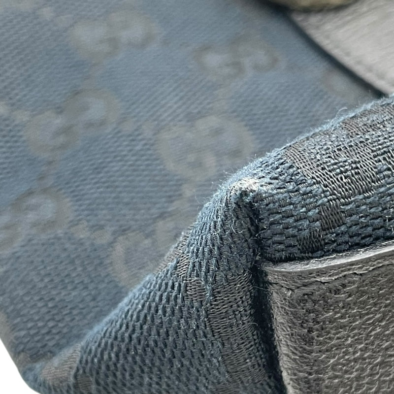 グッチ GUCCI アビー ハンドバッグ 141471 ネイビー GGキャンバス