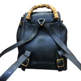 グッチ GUCCI バンブーバックパック 003・1705 ブラック レザー レディース リュック・デイパック