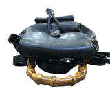 グッチ GUCCI バンブーバックパック 003・1705 ブラック レザー レディース リュック・デイパック