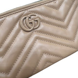 グッチ GUCCI GGマーモント スモールショルダーバッグ 739166 ベージュ レザー レディース ハンドバッグ