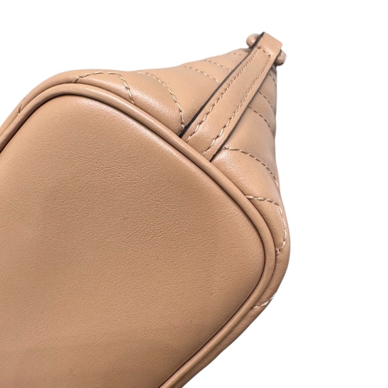 グッチ GUCCI GGマーモント スモールショルダーバッグ 739166 ベージュ レザー レディース ハンドバッグ