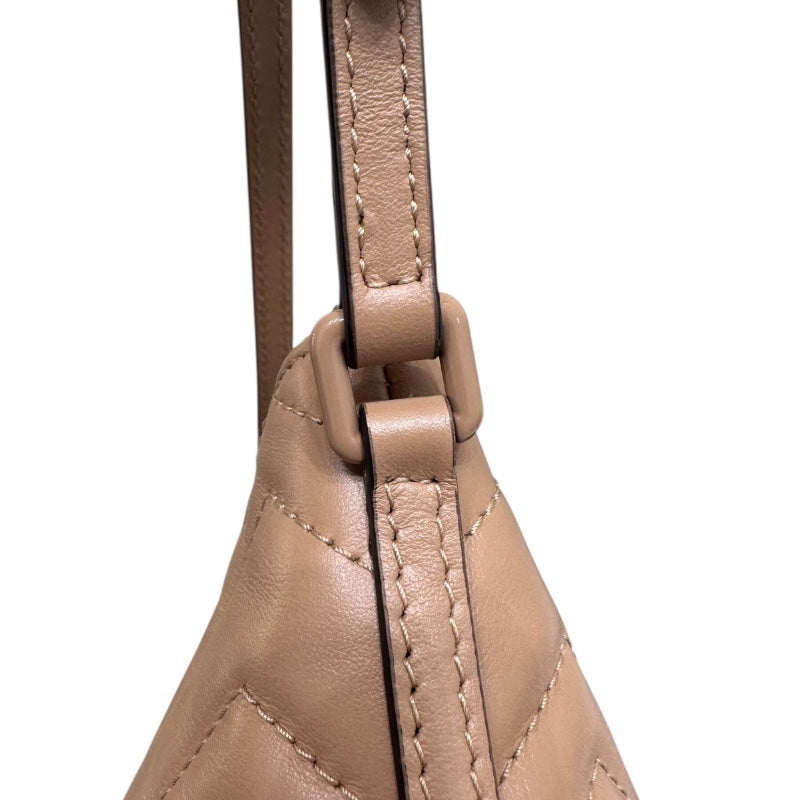 グッチ GUCCI GGマーモント スモールショルダーバッグ 739166 ベージュ レザー レディース ハンドバッグ
