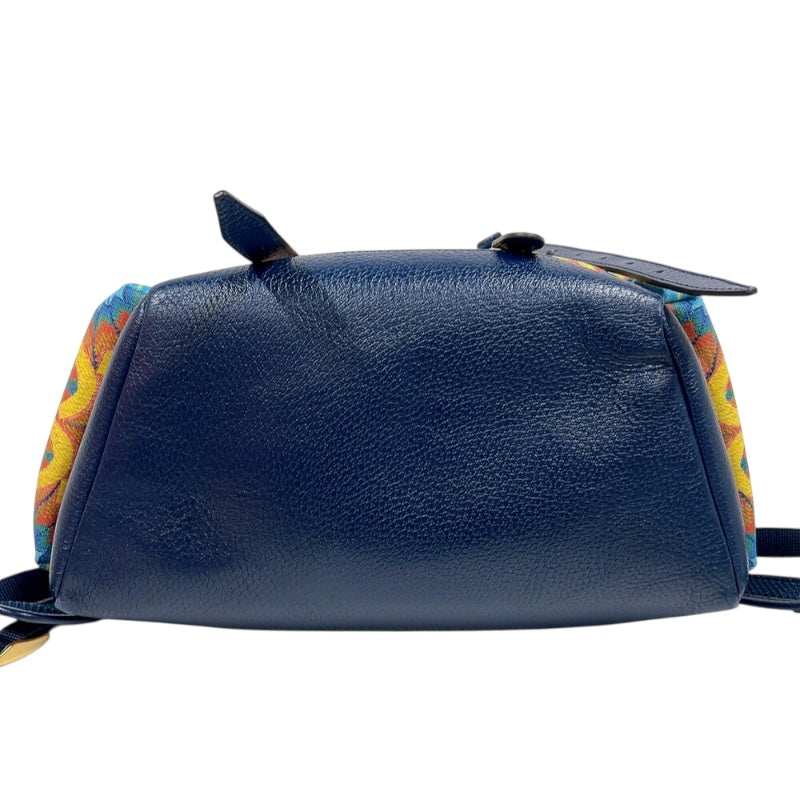 グッチ GUCCI GGカレイドスコープバックパック 625939 イエロー　ゴールド金具 レザー/PVC ユニセックス リュック・デイパック