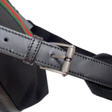 グッチ GUCCI シェリーライントートバッグ 619751 ブラック　シルバー金具 キャンバス メンズ トートバッグ