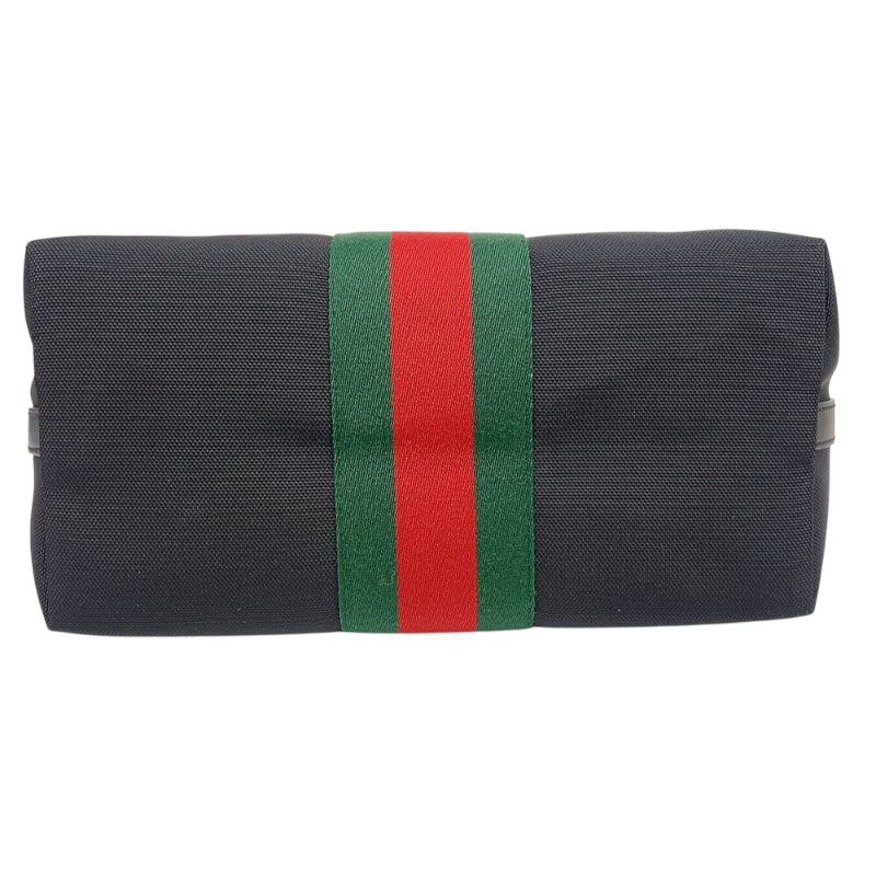 グッチ GUCCI シェリーライントートバッグ 619751 ブラック　シルバー金具 キャンバス メンズ トートバッグ