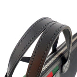 グッチ GUCCI シェリーライントートバッグ 619751 ブラック　シルバー金具 キャンバス メンズ トートバッグ
