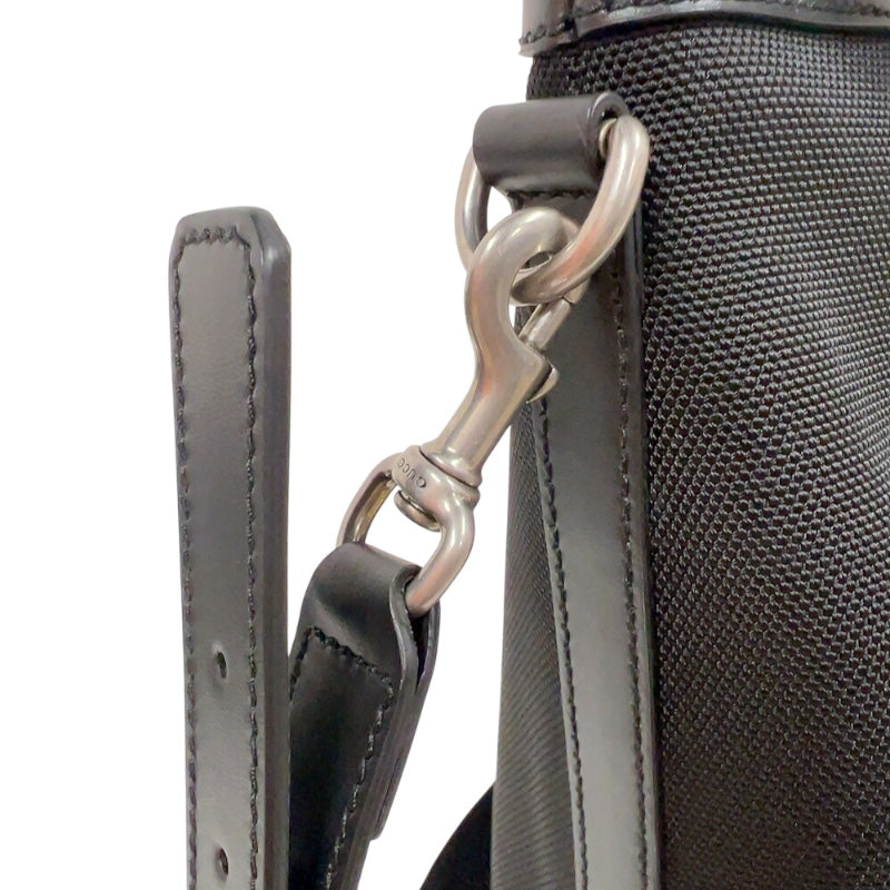 グッチ GUCCI シェリーライントートバッグ 619751 ブラック　シルバー金具 キャンバス メンズ トートバッグ