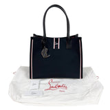 クリスチャン・ルブタン Christian louboutin ナストロルビ　L　トート 3245177 ブラック　 キャンバス/レザー ユニセックス トートバッグ