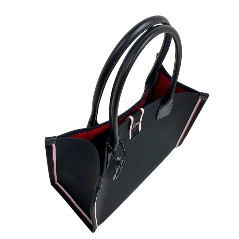 クリスチャン・ルブタン Christian louboutin ナストロルビ　L　トート 3245177 ブラック　 キャンバス/レザー ユニセックス トートバッグ
