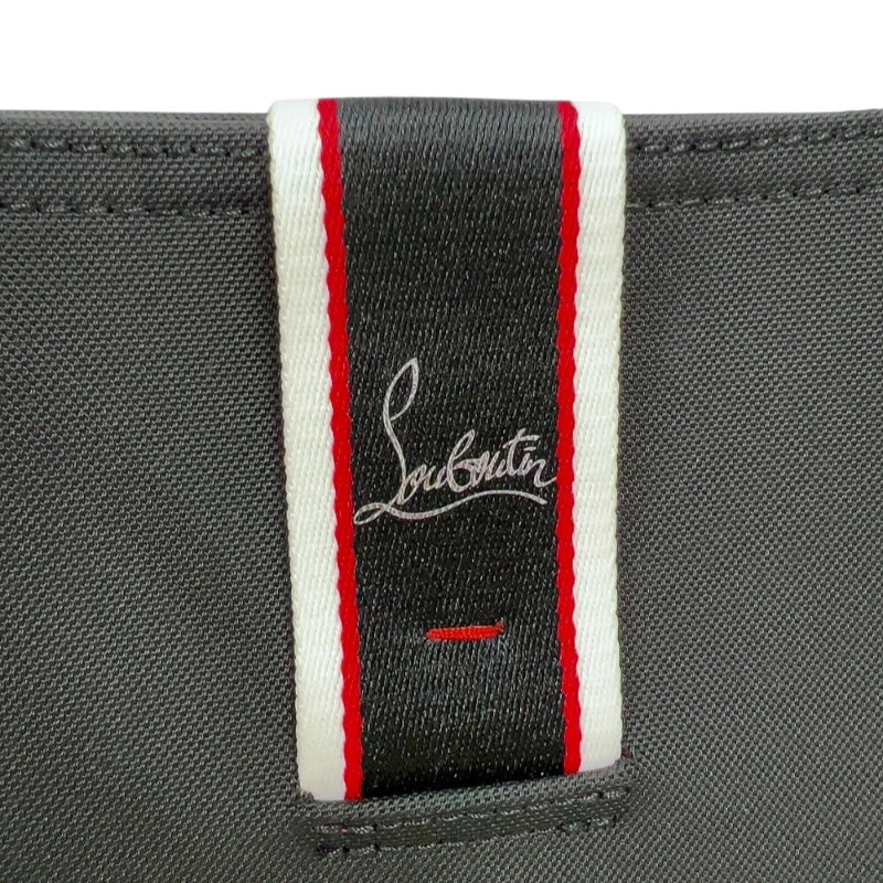 クリスチャン・ルブタン Christian louboutin ナストロルビ　L　トート 3245177 ブラック　 キャンバス/レザー ユニセックス トートバッグ