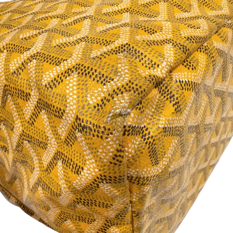 ゴヤール GOYARD サンルイPM イエロー ゴヤールディンキャンバス ユニセックス トートバッグ