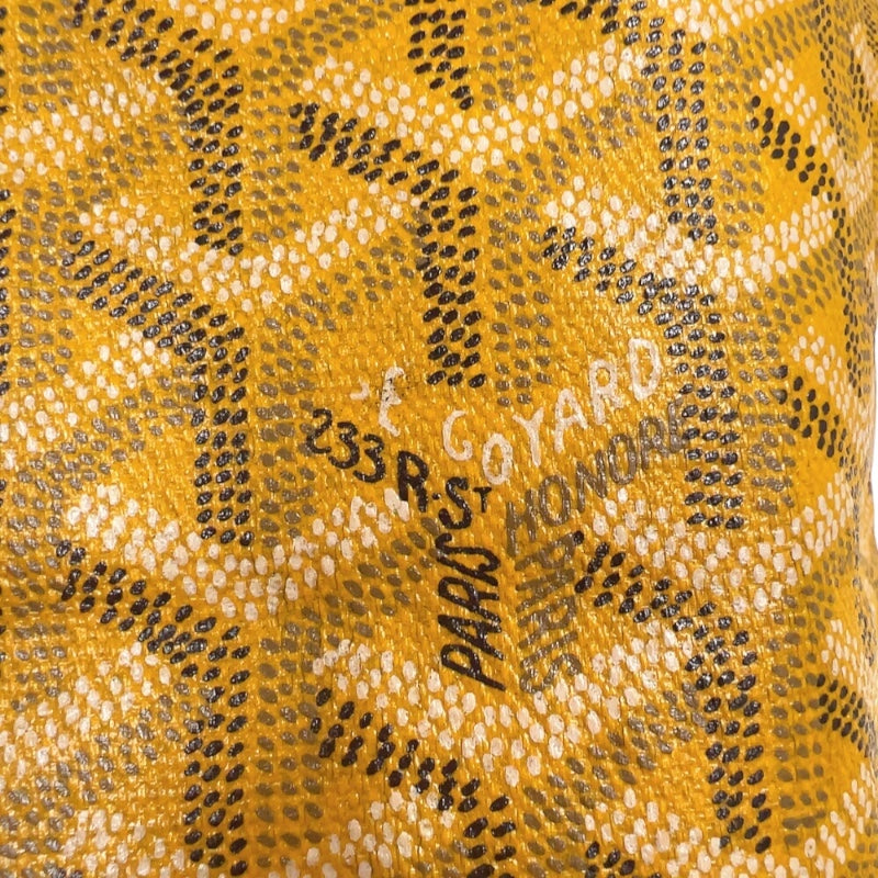 ゴヤール GOYARD サンルイPM イエロー ゴヤールディンキャンバス ユニセックス トートバッグ