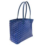 ゴヤール GOYARD アルトワPM ブルー シルバー金具 ゴヤールディンキャンバス レディース ハンドバッグ