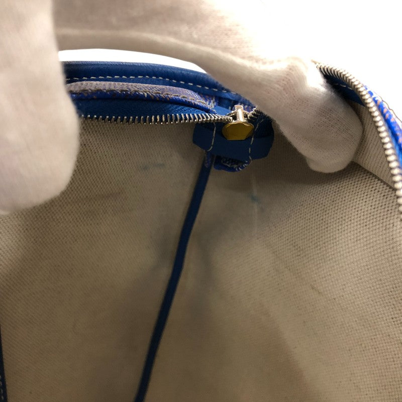 ゴヤール GOYARD アルトワPM ブルー シルバー金具 ゴヤールディンキャンバス レディース ハンドバッグ