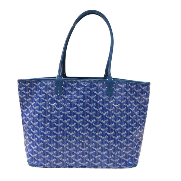 ゴヤール GOYARD アルトワPM ブルー シルバー金具 ゴヤールディンキャンバス レディース ハンドバッグ