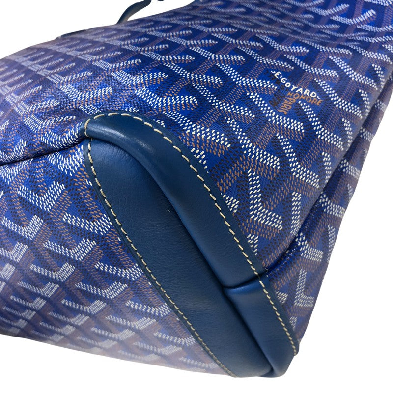 ゴヤール GOYARD アルトワPM ブルー シルバー金具 ゴヤールディンキャンバス レディース ハンドバッグ