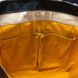 ゴヤール GOYARD グランブルーMM ブラック シルバー金具 ゴヤールディンキャンバスレザー メンズ ショルダーバッグ