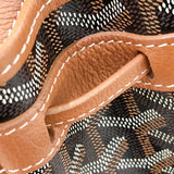 ゴヤール GOYARD プティフロ バケット ブラック/ブラウン ゴヤールディンキャンバス レディース ショルダーバッグ
