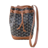 ゴヤール GOYARD プティフロ バケット ブラック/ブラウン ゴヤールディンキャンバス レディース ショルダーバッグ