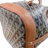 ゴヤール GOYARD プティフロ バケット ブラック/ブラウン ゴヤールディンキャンバス レディース ショルダーバッグ