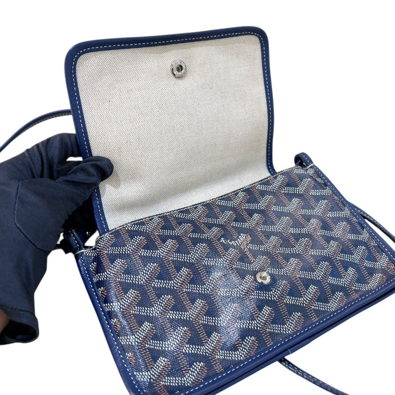 ゴヤール GOYARD プリュメ ネイビー ゴヤールディンキャンバス レディース ショルダーバッグ
