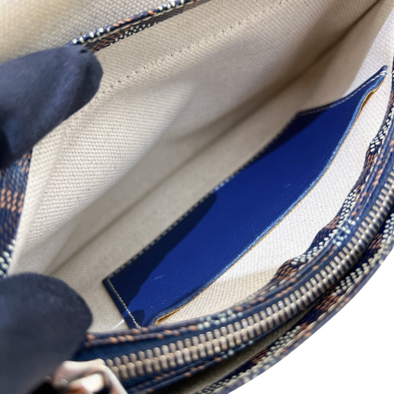 ゴヤール GOYARD プリュメ ネイビー ゴヤールディンキャンバス レディース ショルダーバッグ