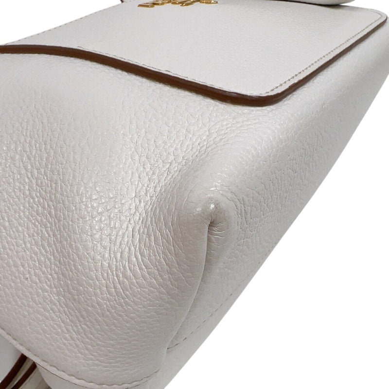 プラダ PRADA ヴィッテロダイノ　2wayハンドバッグ 1BA068 ホワイト　ゴールド金具 レザー レディース ショルダーバッグ