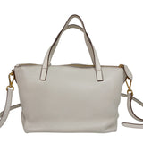 プラダ PRADA ヴィッテロダイノ　2wayハンドバッグ 1BA068 ホワイト　ゴールド金具 レザー レディース ショルダーバッグ