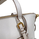 プラダ PRADA ヴィッテロダイノ　2wayハンドバッグ 1BA068 ホワイト　ゴールド金具 レザー レディース ショルダーバッグ