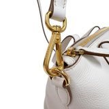 プラダ PRADA ヴィッテロダイノ　2wayハンドバッグ 1BA068 ホワイト　ゴールド金具 レザー レディース ショルダーバッグ