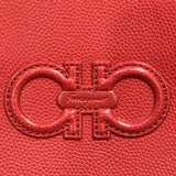 サルヴァトーレ・フェラガモ Salvatore Ferragamo ガンチーニハンドバッグ レッド レザー レディース ハンドバッグ