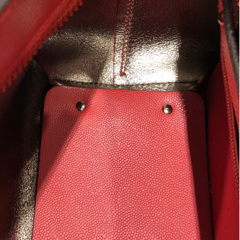 サルヴァトーレ・フェラガモ Salvatore Ferragamo ガンチーニハンドバッグ レッド レザー レディース ハンドバッグ