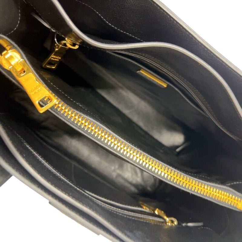 プラダ PRADA サフィアーノハンドバッグ BN2603 ブラック　ゴールド金具 サフィアーノレザー レディース トートバッグ