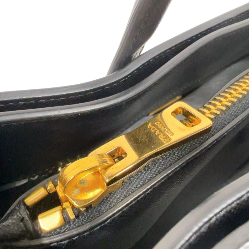 プラダ PRADA サフィアーノハンドバッグ BN2603 ブラック　ゴールド金具 サフィアーノレザー レディース トートバッグ