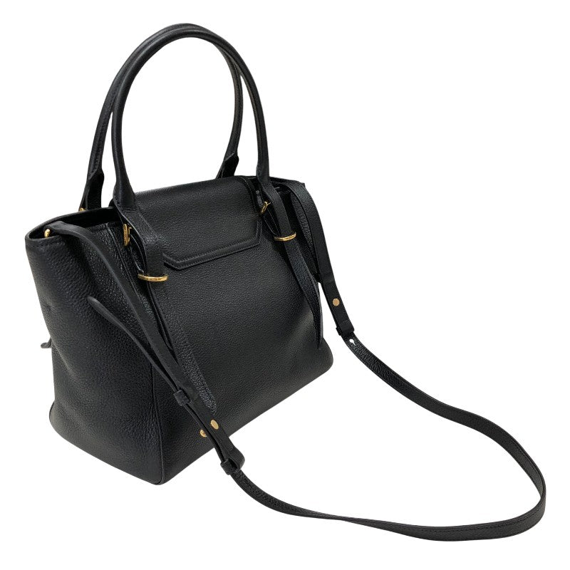 プラダ PRADA ヴィッテロフェニックス ハンドバッグ 1BA270 ブラック ゴールド金具 ヴァッテロレザー レディース ハンドバッグ