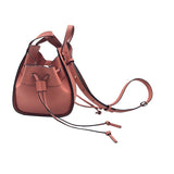 ロエベ LOEWE ハンモックドローストリング　ミニ ピンク/GD金具 カーフ レディース ショルダーバッグ