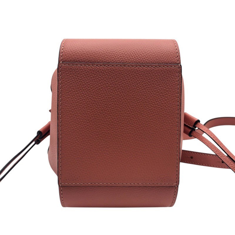 ロエベ LOEWE ハンモックドローストリング　ミニ ピンク/GD金具 カーフ レディース ショルダーバッグ