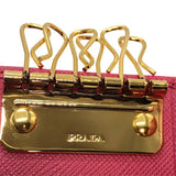 プラダ PRADA 6連キーケース 1PG222 ピンク×GD金具 サフィアーノレザー レディース キーケース