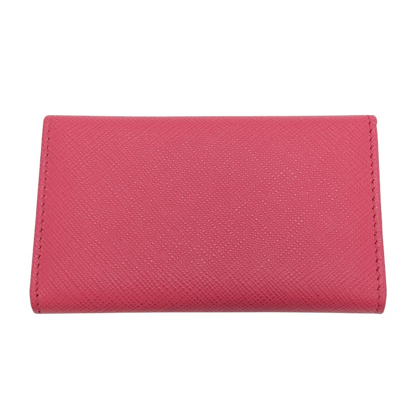 プラダ PRADA 6連キーケース 1PG222 ピンク×GD金具 サフィアーノレザー レディース キーケース