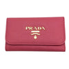 プラダ PRADA 6連キーケース 1PG222 ピンク×GD金具 サフィアーノレザー レディース キーケース