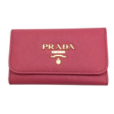 プラダ PRADA 6連キーケース 1PG222 ピンク×GD金具 サフィアーノレザー レディース キーケース