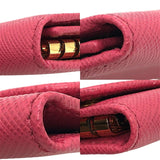 プラダ PRADA 6連キーケース 1PG222 ピンク×GD金具 サフィアーノレザー レディース キーケース