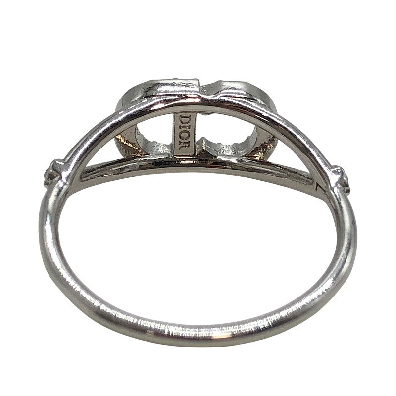 クリスチャン・ディオール Christian Dior Clair D Lune クレール ディー リュヌ リング 13号/EU53 シルバー シルバートーンメタル/クリスタル アクセサリー