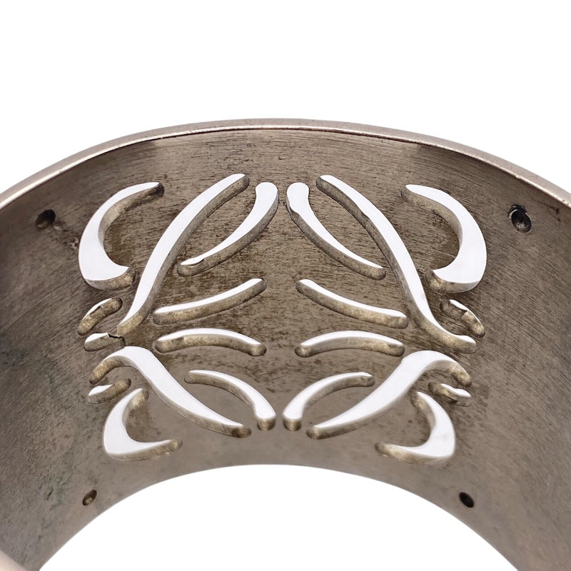 ロエベ LOEWE アナグラムバングル シルバー メタル ユニセックス バングル