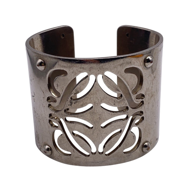 ロエベ LOEWE アナグラムバングル シルバー メタル ユニセックス バングル