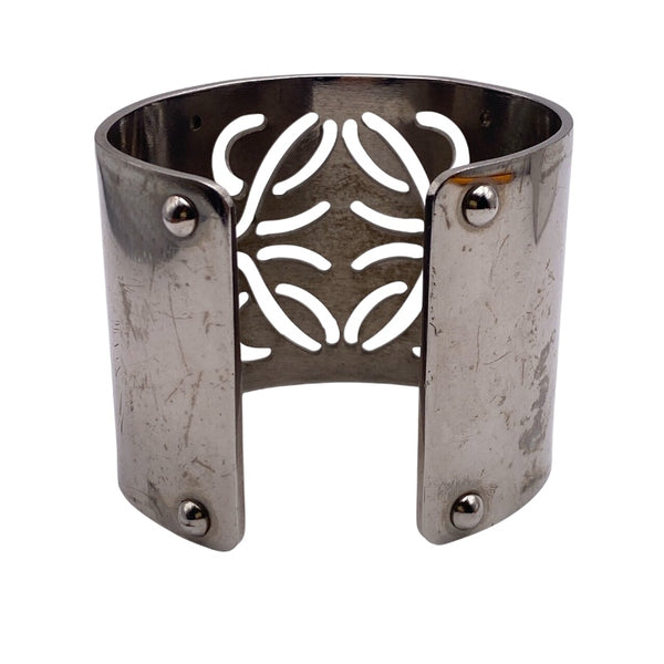 ロエベ LOEWE アナグラムバングル シルバー メタル ユニセックス バングル