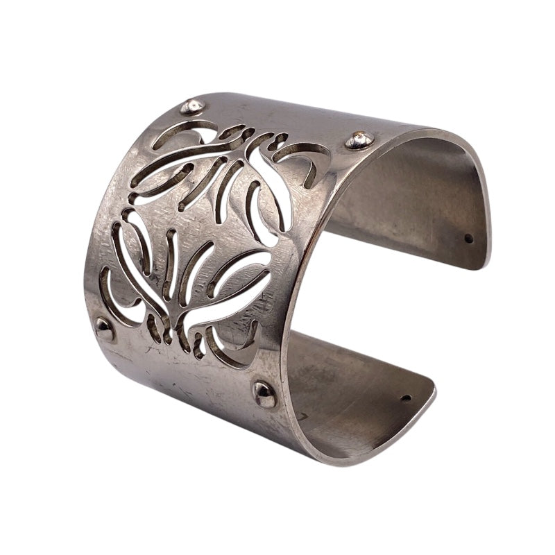 ロエベ LOEWE アナグラムバングル シルバー メタル ユニセックス バングル