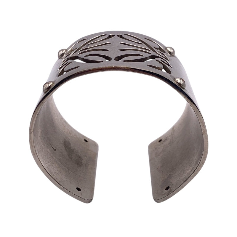 ロエベ LOEWE アナグラムバングル シルバー メタル ユニセックス バングル